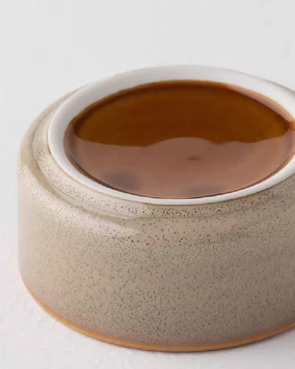 Mini Ceramic Sauce Bowl: Gray