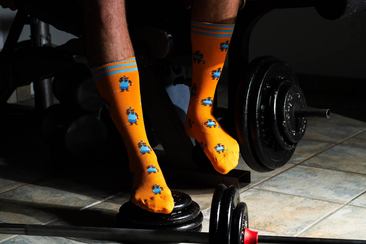 Men's Bear Working Out Socks