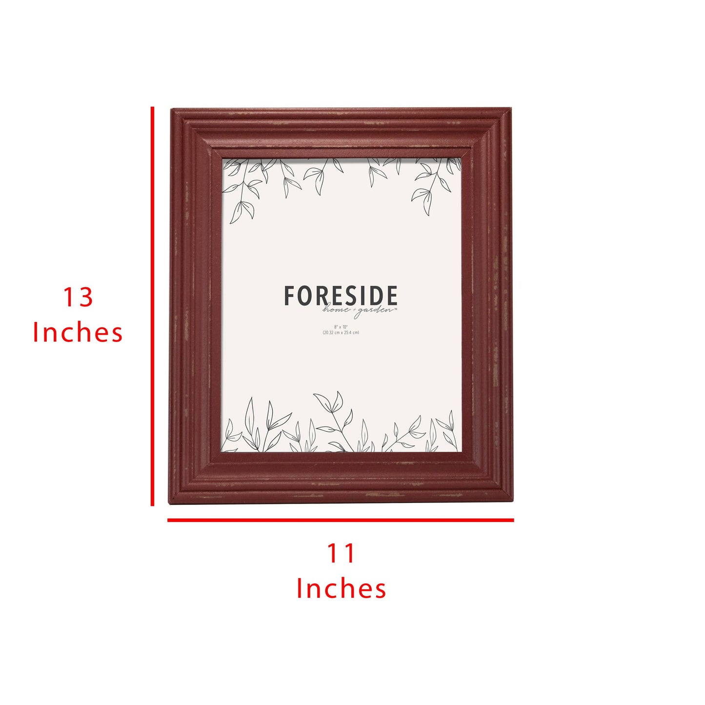 8X10 Dalton Photo Frame Red