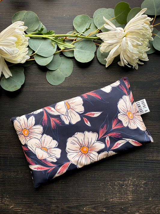 The Basic Hot/Cold Pack- Dusk Floral: With Dried Lavender