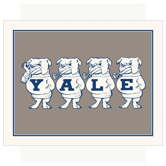 2.5'' x 3.5 Yale Bulldogs Lineup Magnet