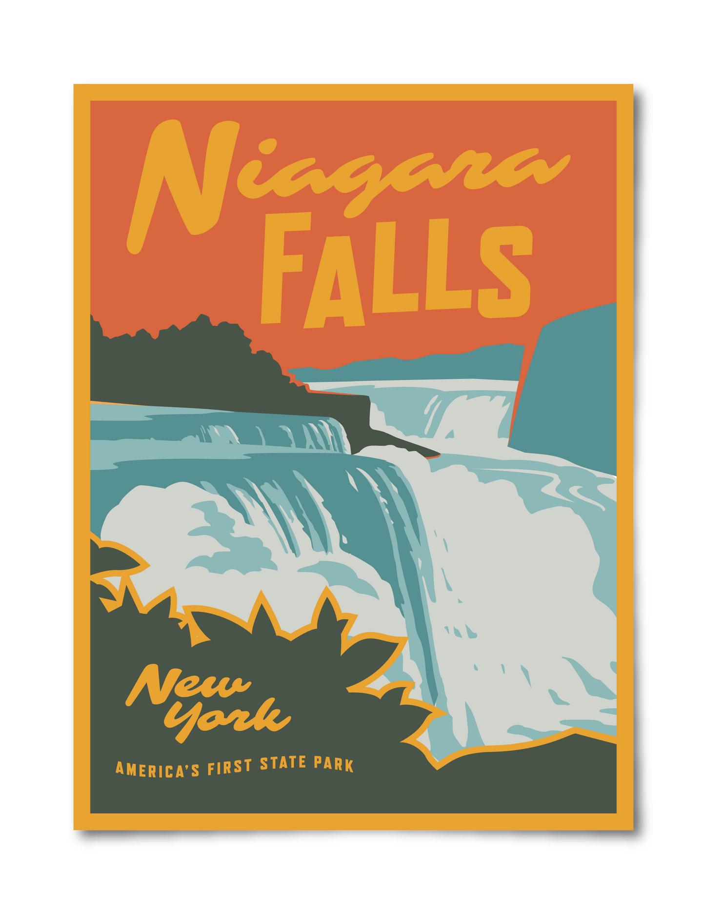 Niagara Falls - 12x16 Poster