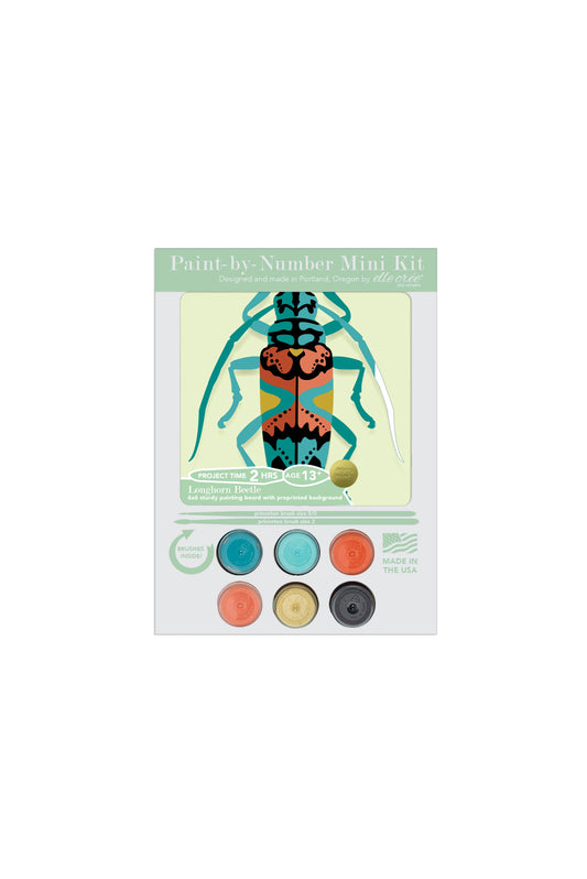 KIDS MINI Longhorn Beetle Paint-by-Number Kit