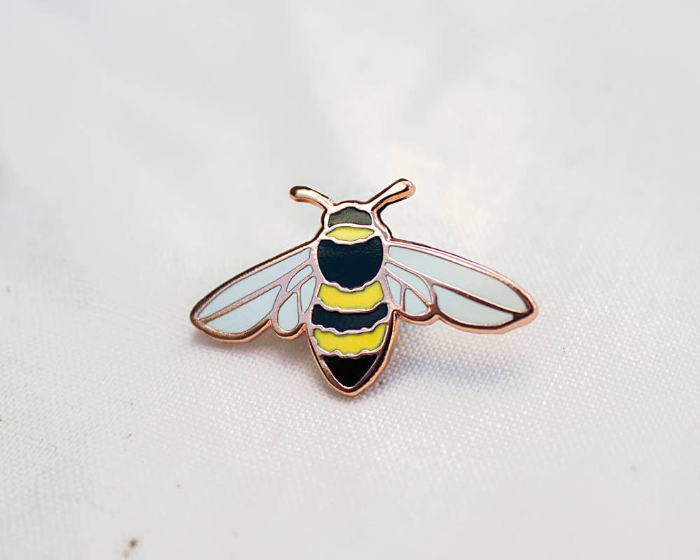 Honeybee Enamel Pin For Charity