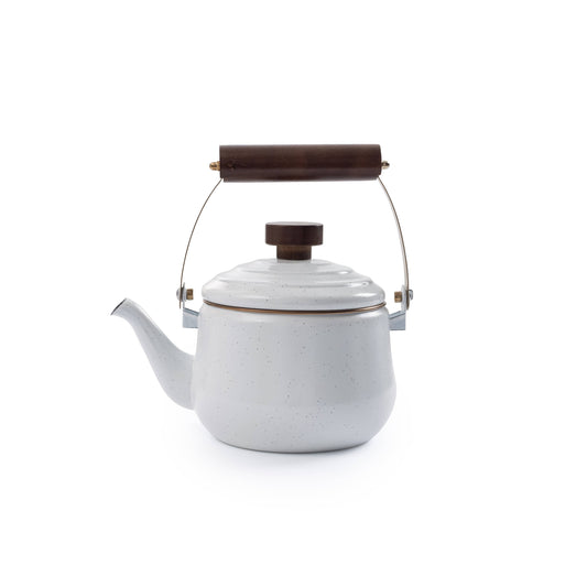 Enamel Teapot - White