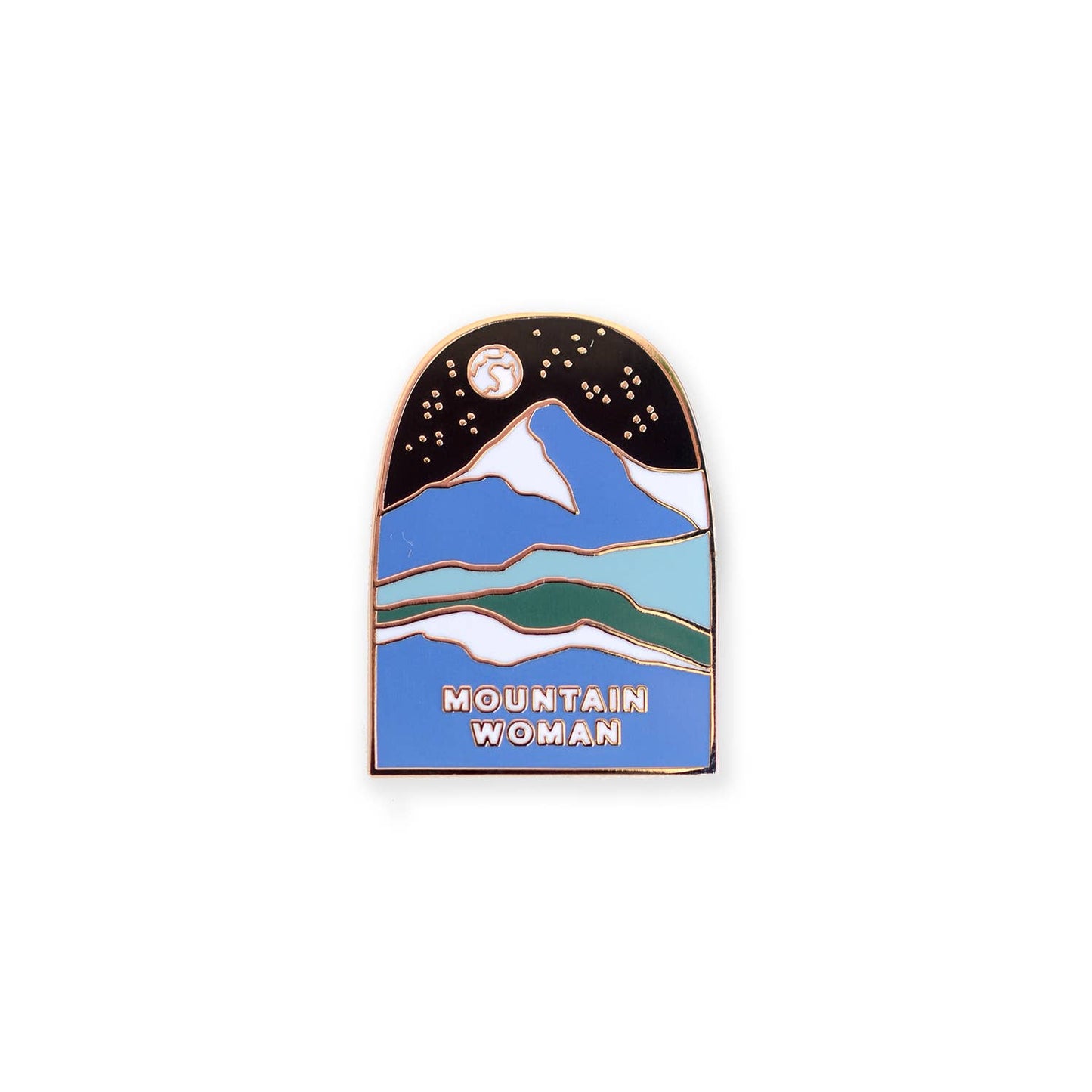 Mountain Woman Enamel Pin