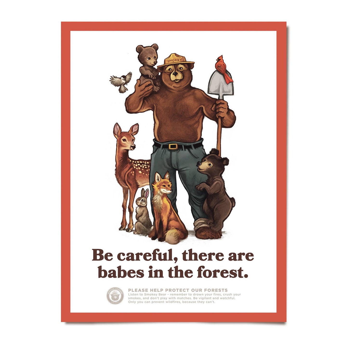 Babes in the Forest - 12x16 Poster