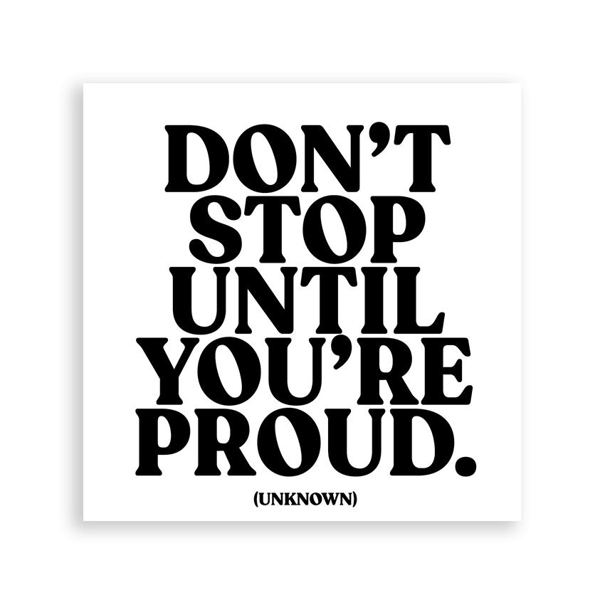 Magnets - M348 - Don't Stop Until You're Proud (Unknown)