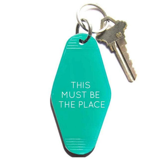 Key Tag - This Must Be The Place (Trans Turq)