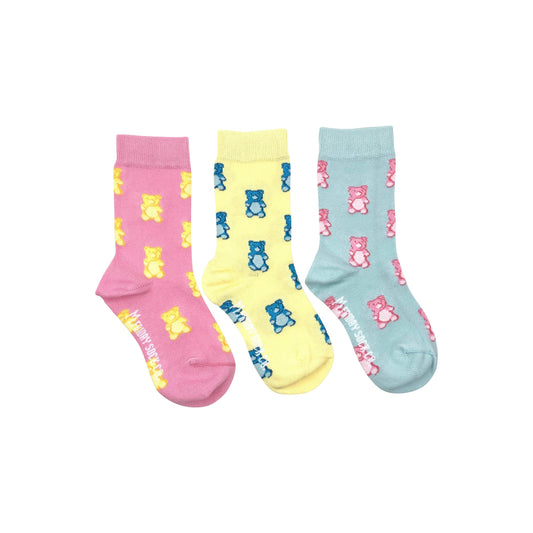 Kid’s Mismatched Gummy Bear Socks |Candy Size 5-9