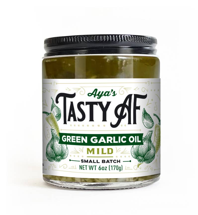 Tasty AF GREEN GARLIC OIL  [MILD]