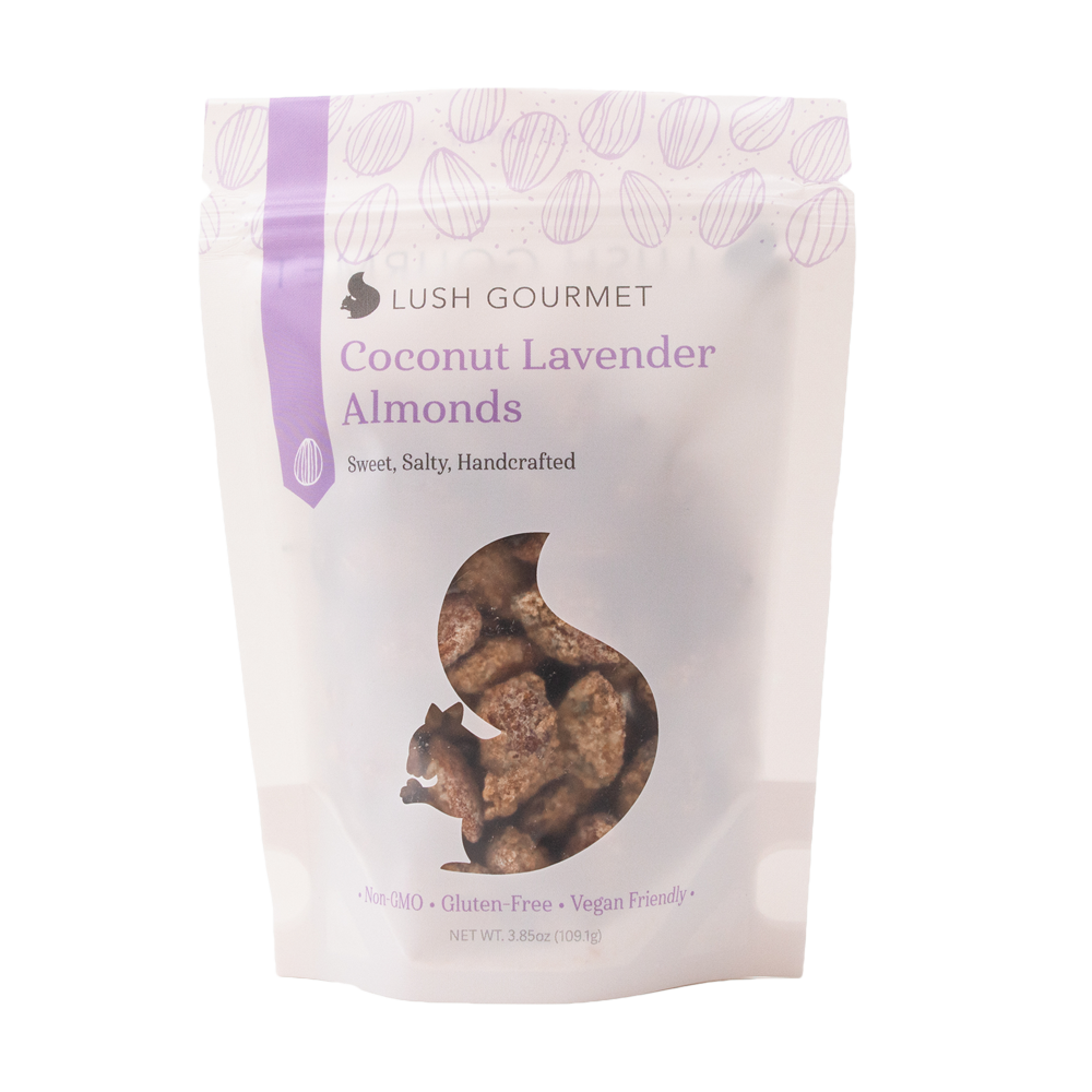 Lush Gourmet: Coconut Lavender Almonds