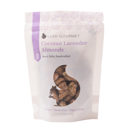 Lush Gourmet: Coconut Lavender Almonds