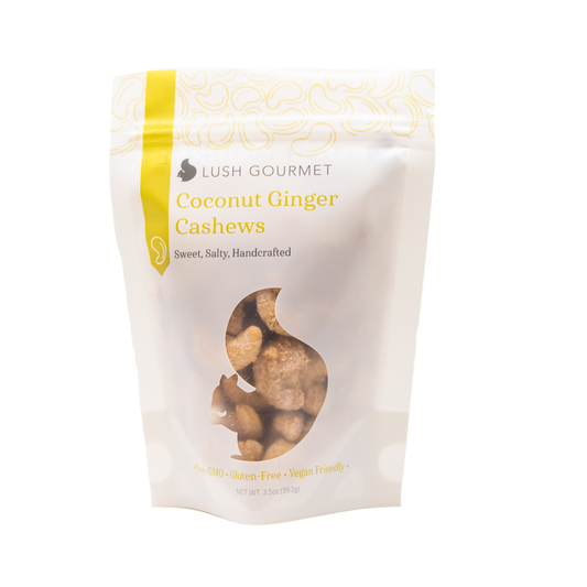 Lush Gourmet: Coconut Ginger Cashews