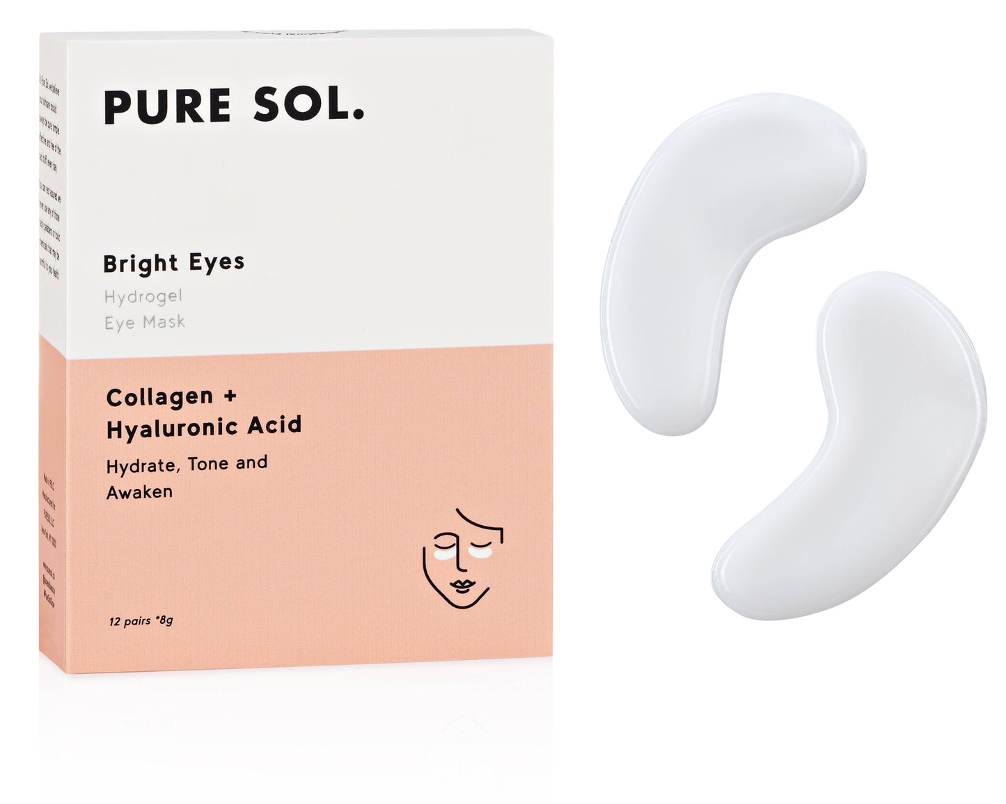 Bright Eyes Box Set - Hydrogel Eye Patch Collagen & Hyaluronic Acid