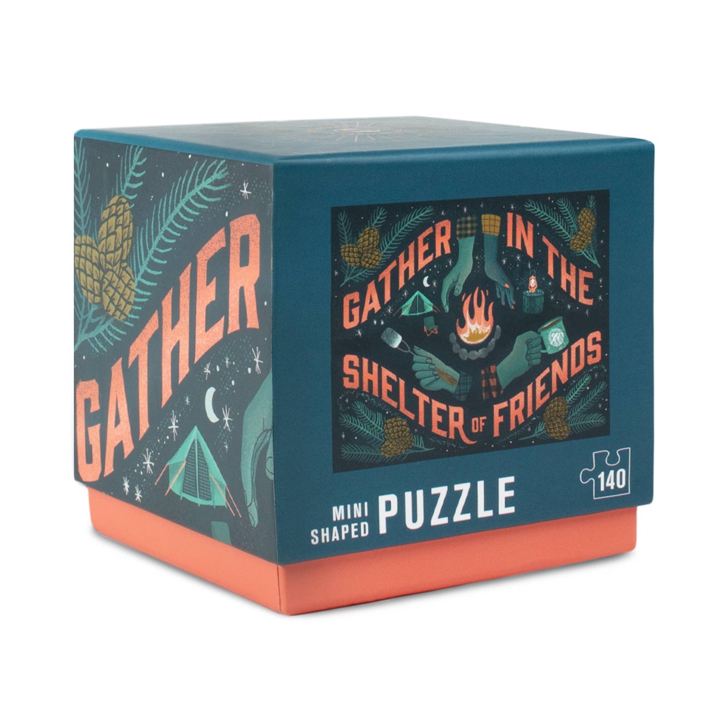 MINI JIGSAW PUZZLE, Gather in the Shelter of Friends
