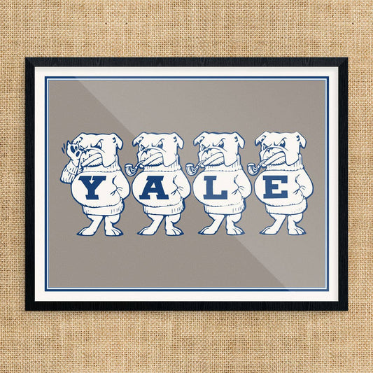 11" x 14 Yale Bulldogs Print