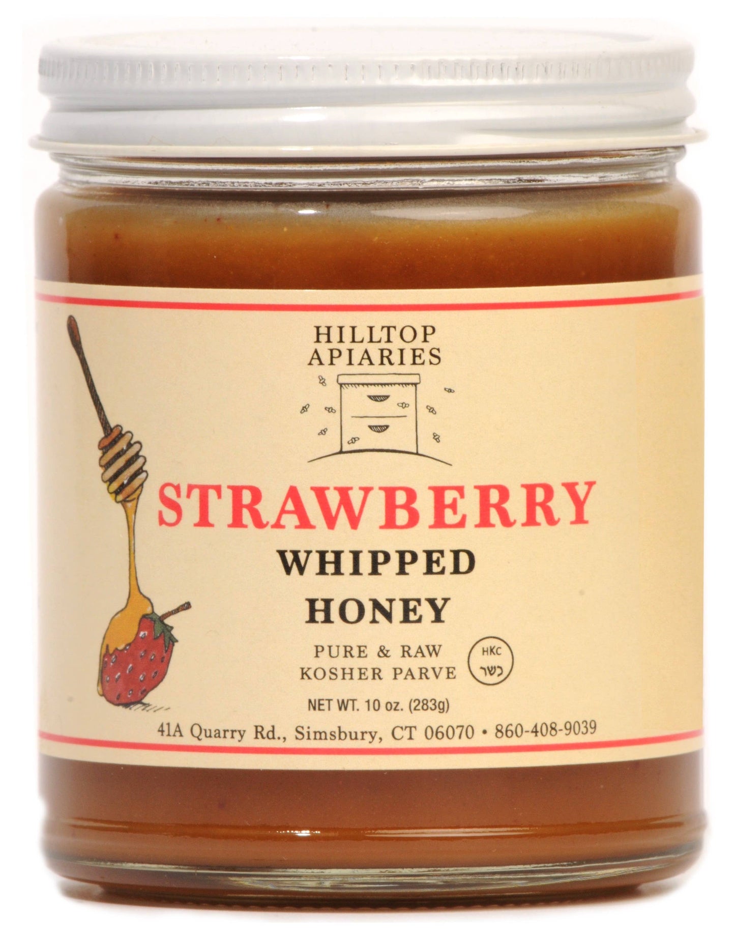 Strawberry Whipped Honey Spread