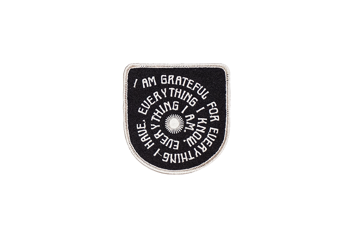 Grateful Embroidered Patch