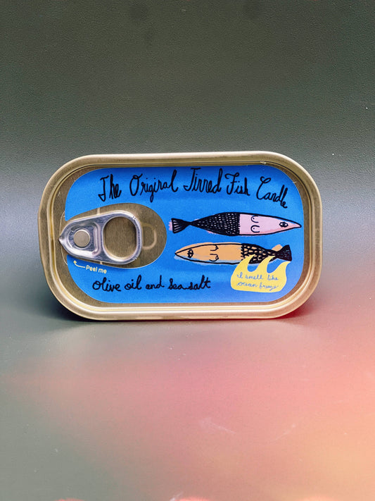 Tinned Fish Candle - Sardines in Olive Oil and Sea Salt